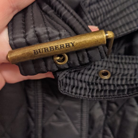 Burberry Finsbridge Long Quilted Black Jacket NWT - Picture 11 of 16